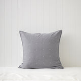 Thorndon European Pillowcase | Charcoal-1