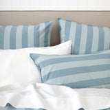 Tidal Duvet Cover Set | Blue Stripe-2