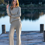 Weekend Cotton Knit Lounge Pants | Sage-3