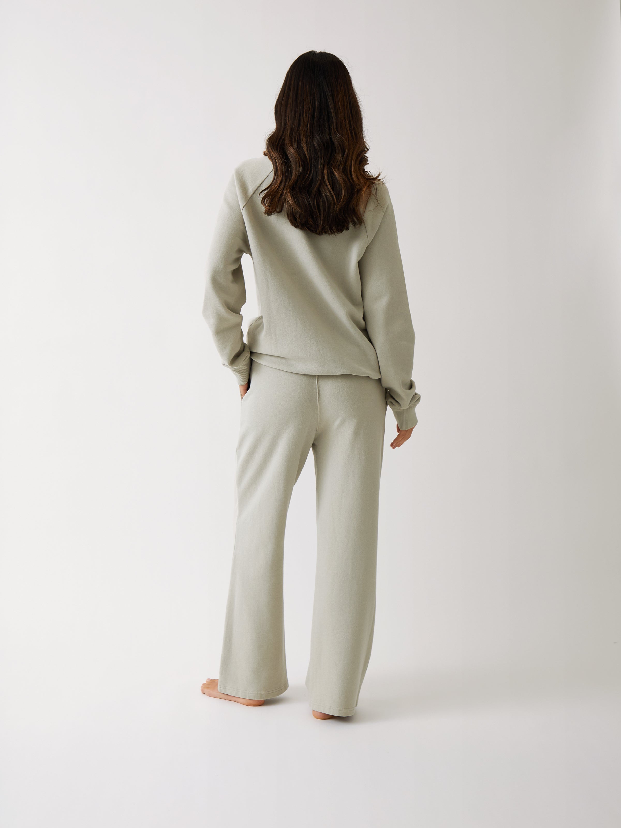 Weekend Cotton Knit Lounge Pants | Sage-4