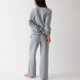 Weekend Cotton Knit Lounge Pants | Sky-4