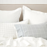 Cardrona Reversible Flannel Duvet Set | Blue White Check2