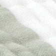 Luca Muslin Blanket in Sage Stripe