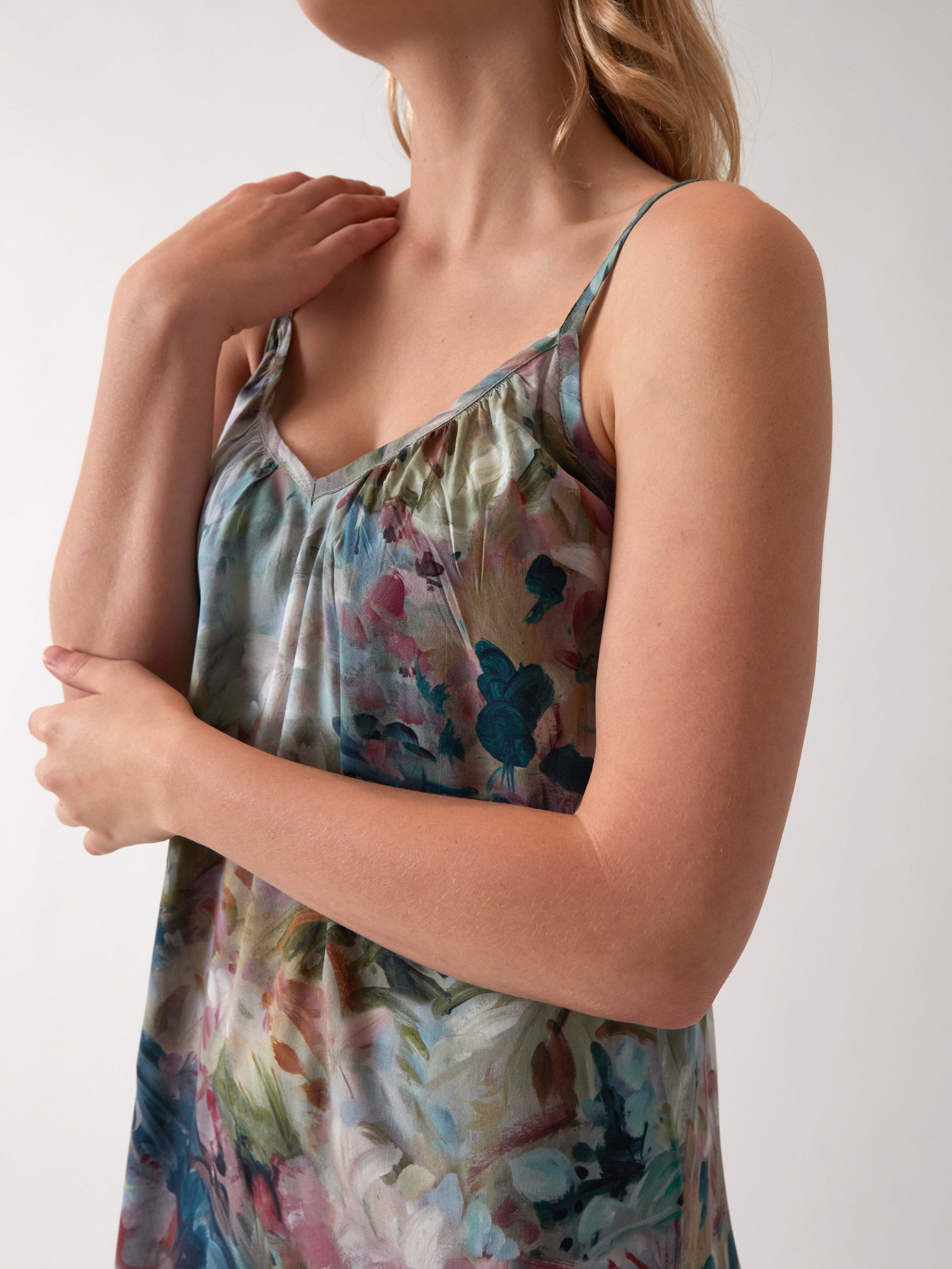 Florence Full Length Nightie | Floral2
