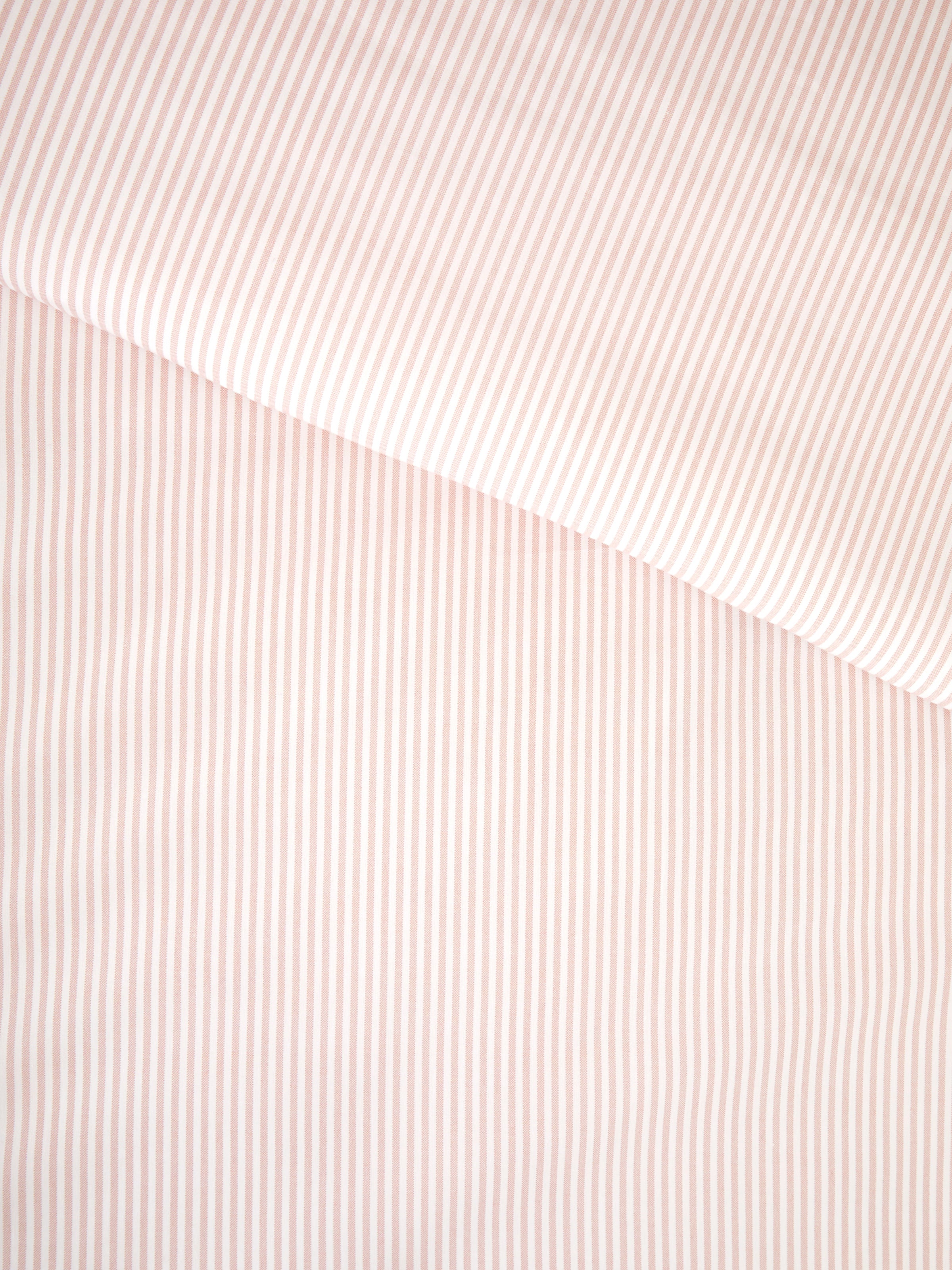 Purity Organic Cotton Duvet Cover Set in Pink Stripe