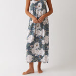 Adeline Full Length Gathered Nightie | Floral-1