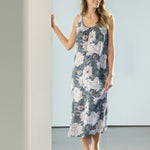 Adeline Full Length Gathered Nightie | Floral-3