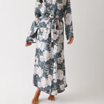 Adeline Full Length Robe | Floral-1