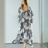 Adeline Full Length Robe | Floral-3