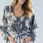 Adeline Full Length Robe | Floral-5