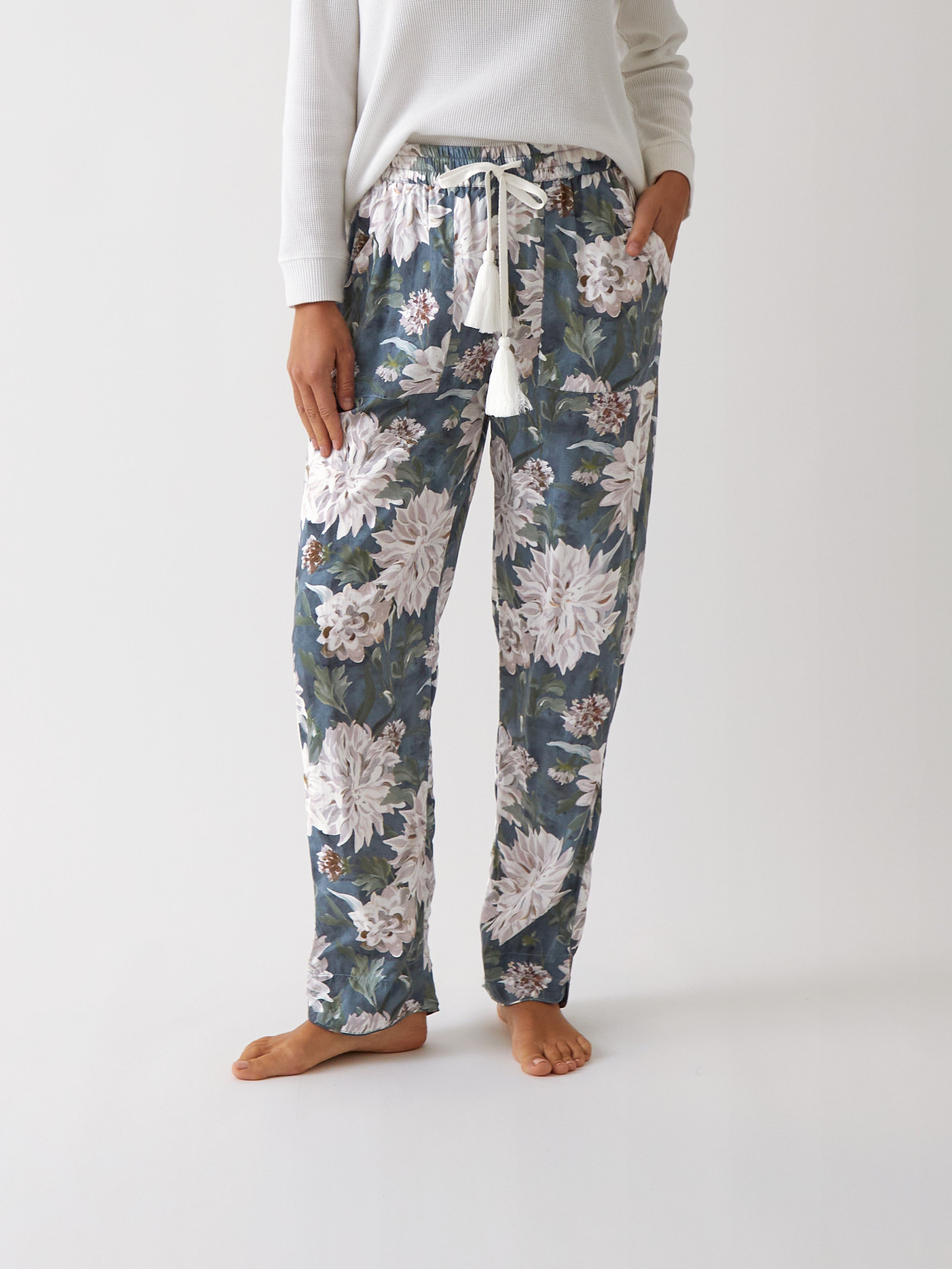Adeline PJ Pants | Floral-1