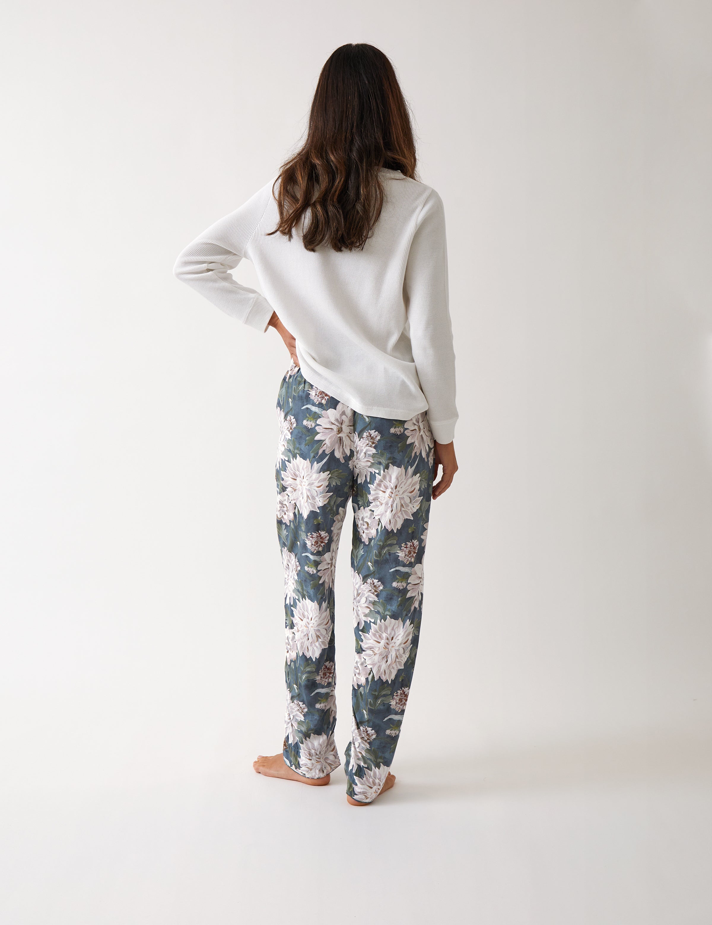 Adeline PJ Pants | Floral-4