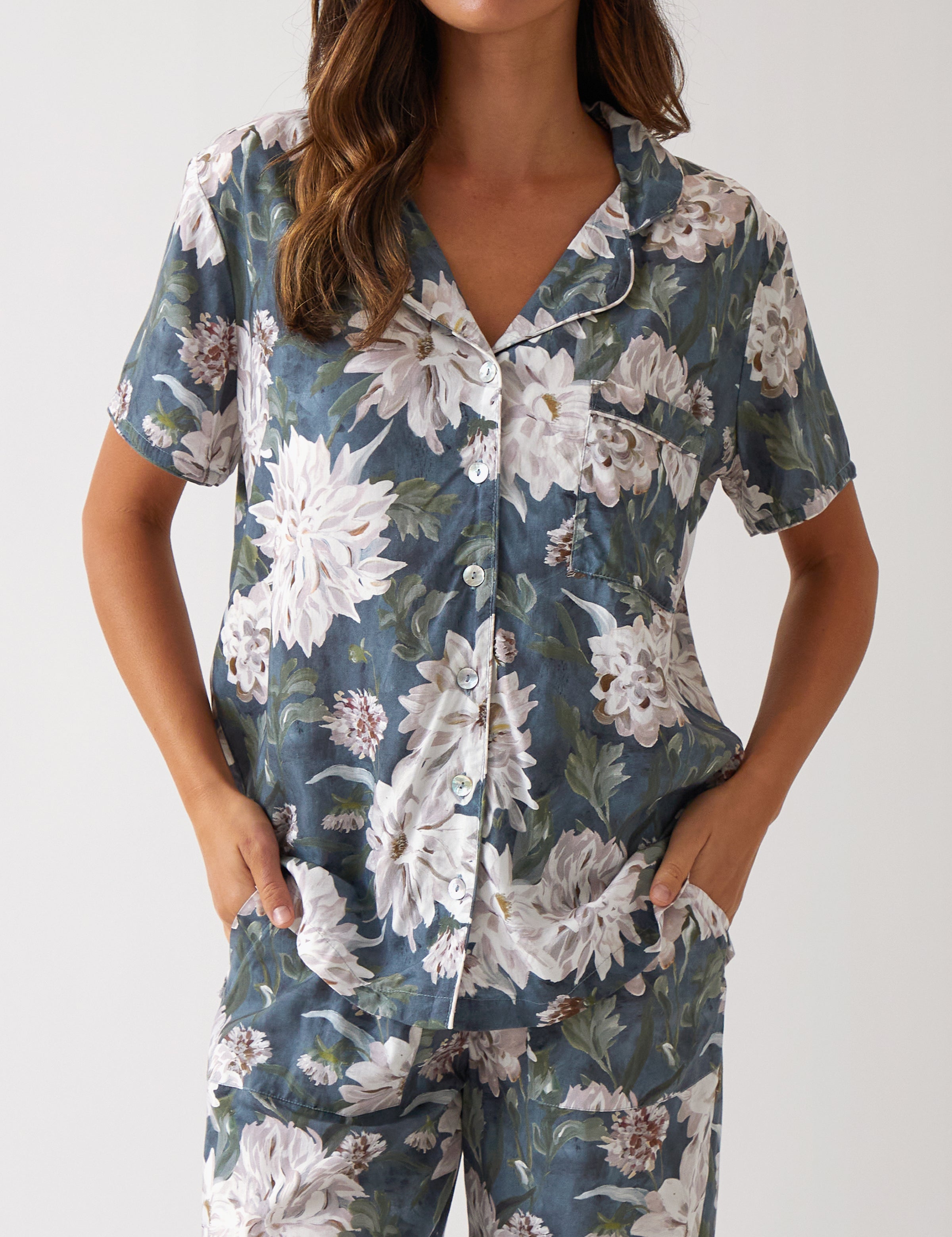 Adeline PJ Shirt | Floral-1