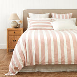 After Glow Duvet Cover Set | Pink Natural-1