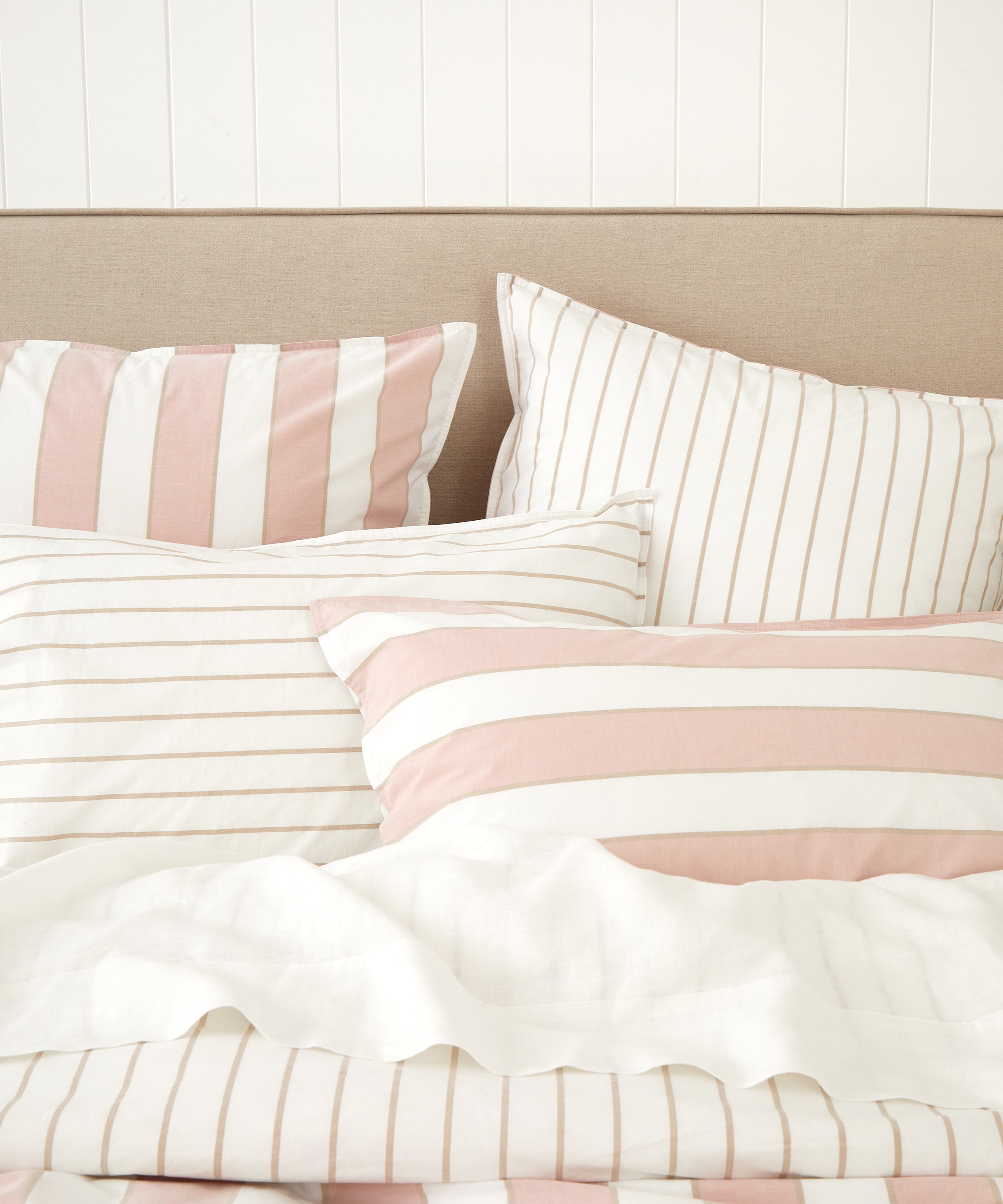 After Glow Duvet Cover Set | Pink Natural-2