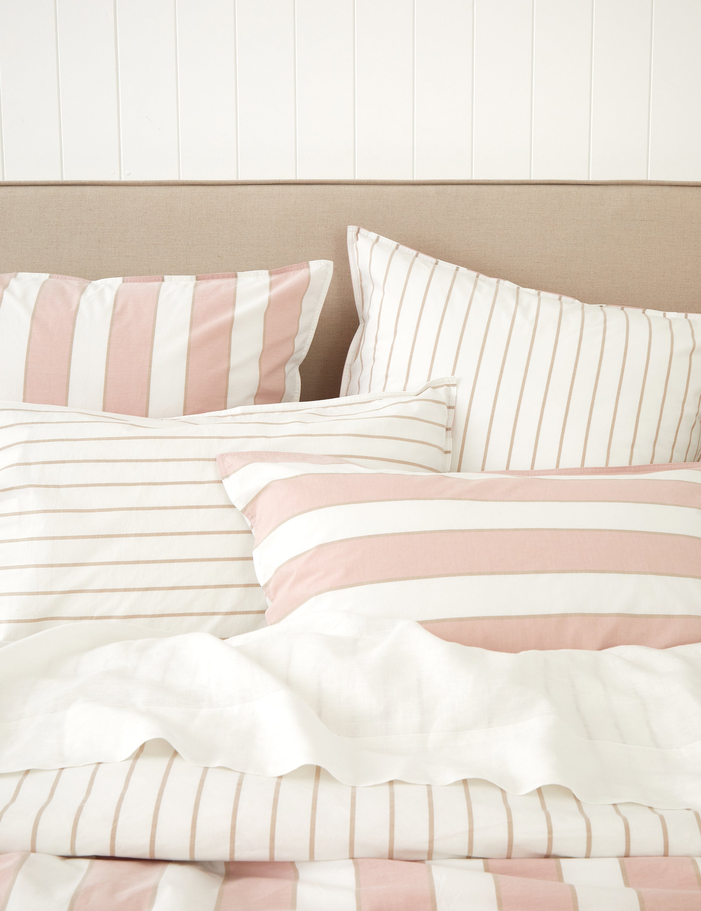 After Glow Duvet Cover Set | Pink Natural-2