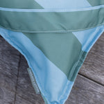 Alfresco Lounger Bean Bag | Green Stripe-3