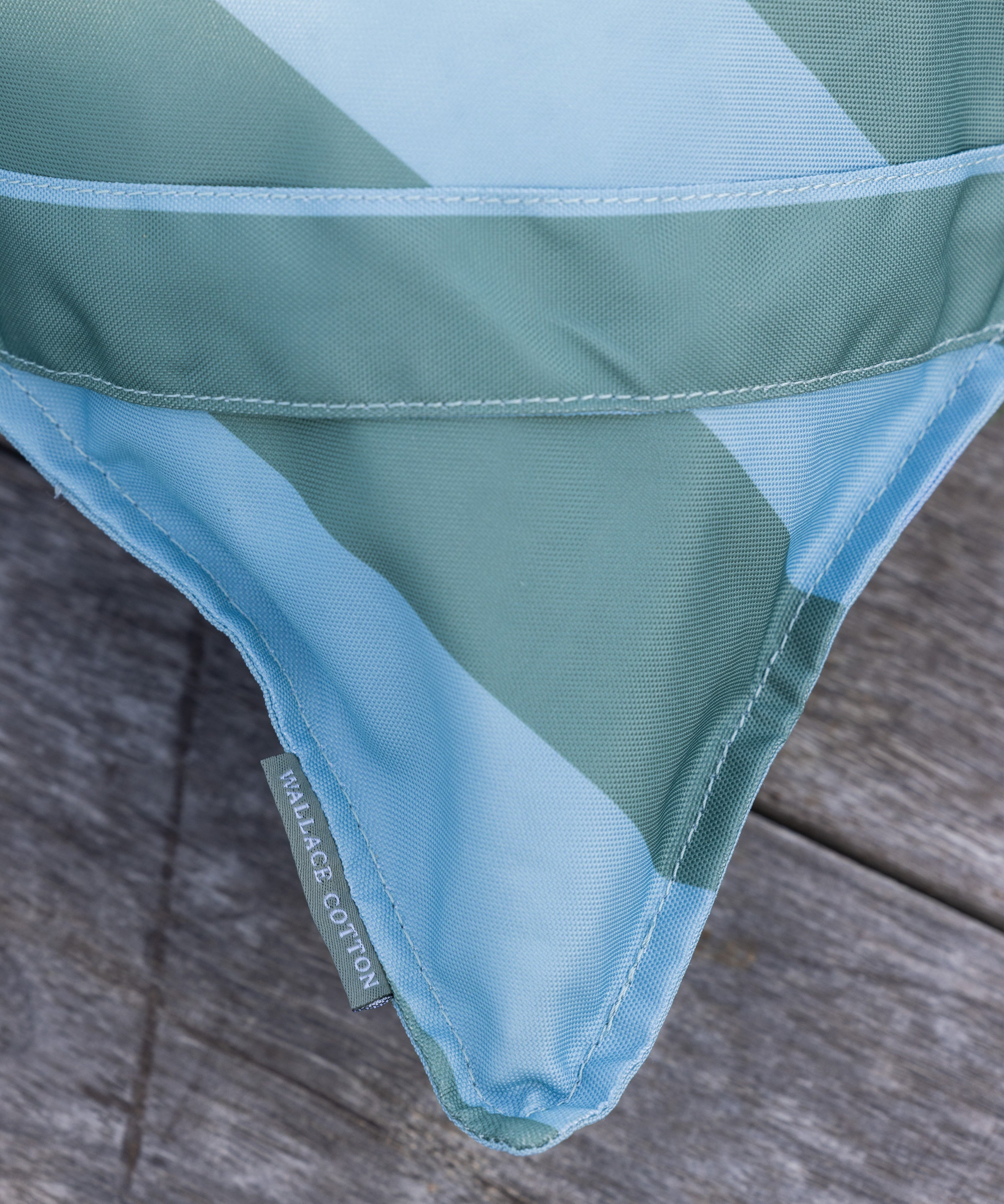 Alfresco Lounger Bean Bag | Green Stripe-3