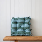 Alfresco Seat Pad | Green Stripe-1