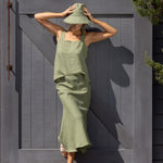 Amalfi Linen Bias Skirt | Cactus-5