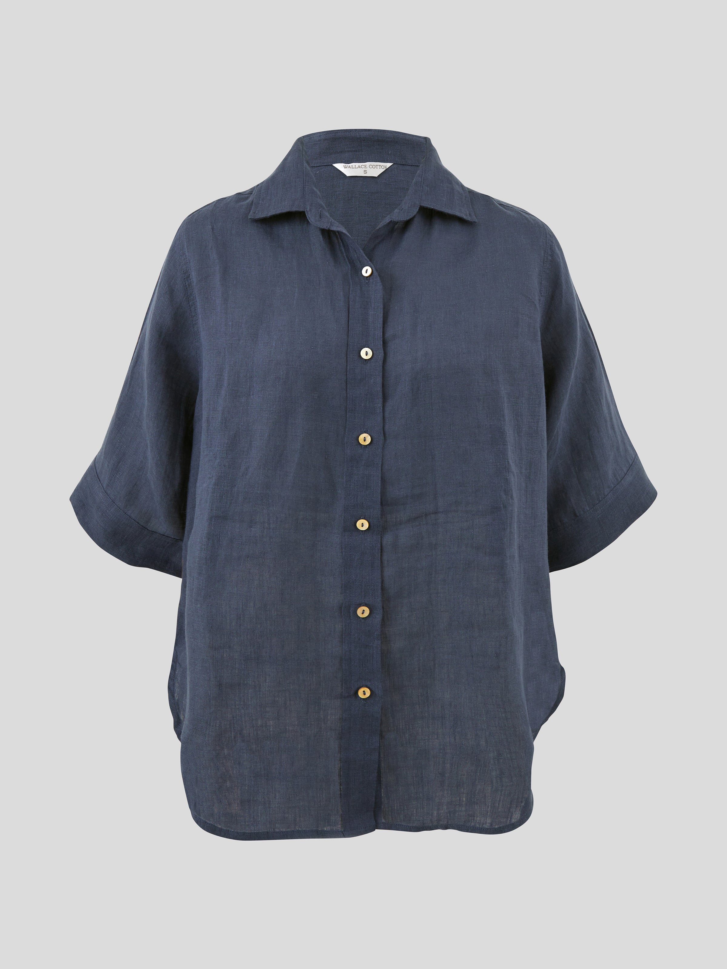 Amalfi Linen Shirt | Ink-2