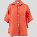 Amalfi Linen Shirt | Sunset-2