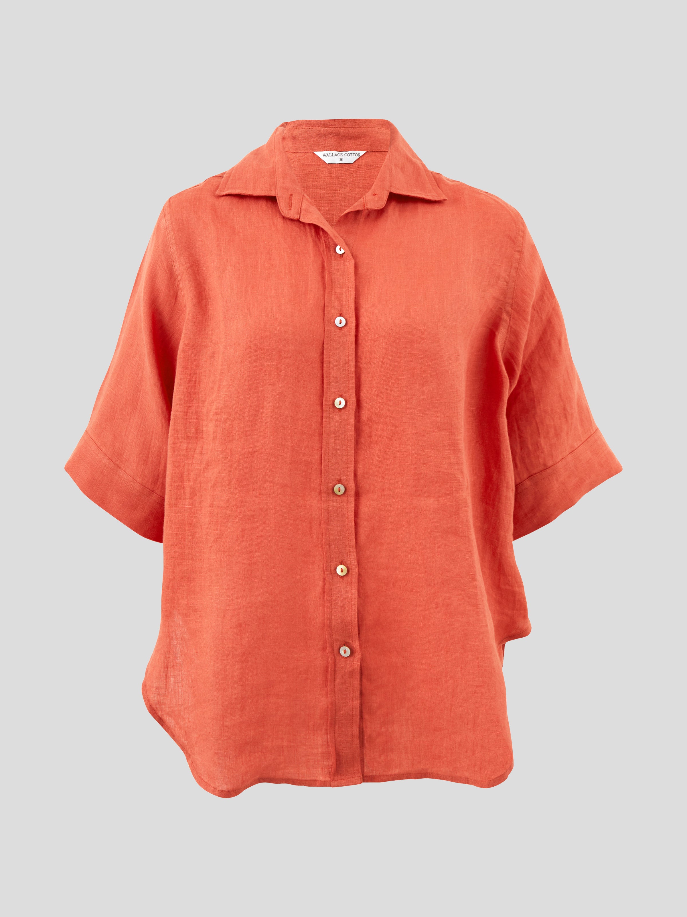 Amalfi Linen Shirt | Sunset-2