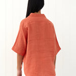 Amalfi Linen Shirt | Sunset-4