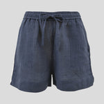 Amalfi Linen Shorts | Ink-2