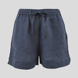 Amalfi Linen Shorts | Ink-2