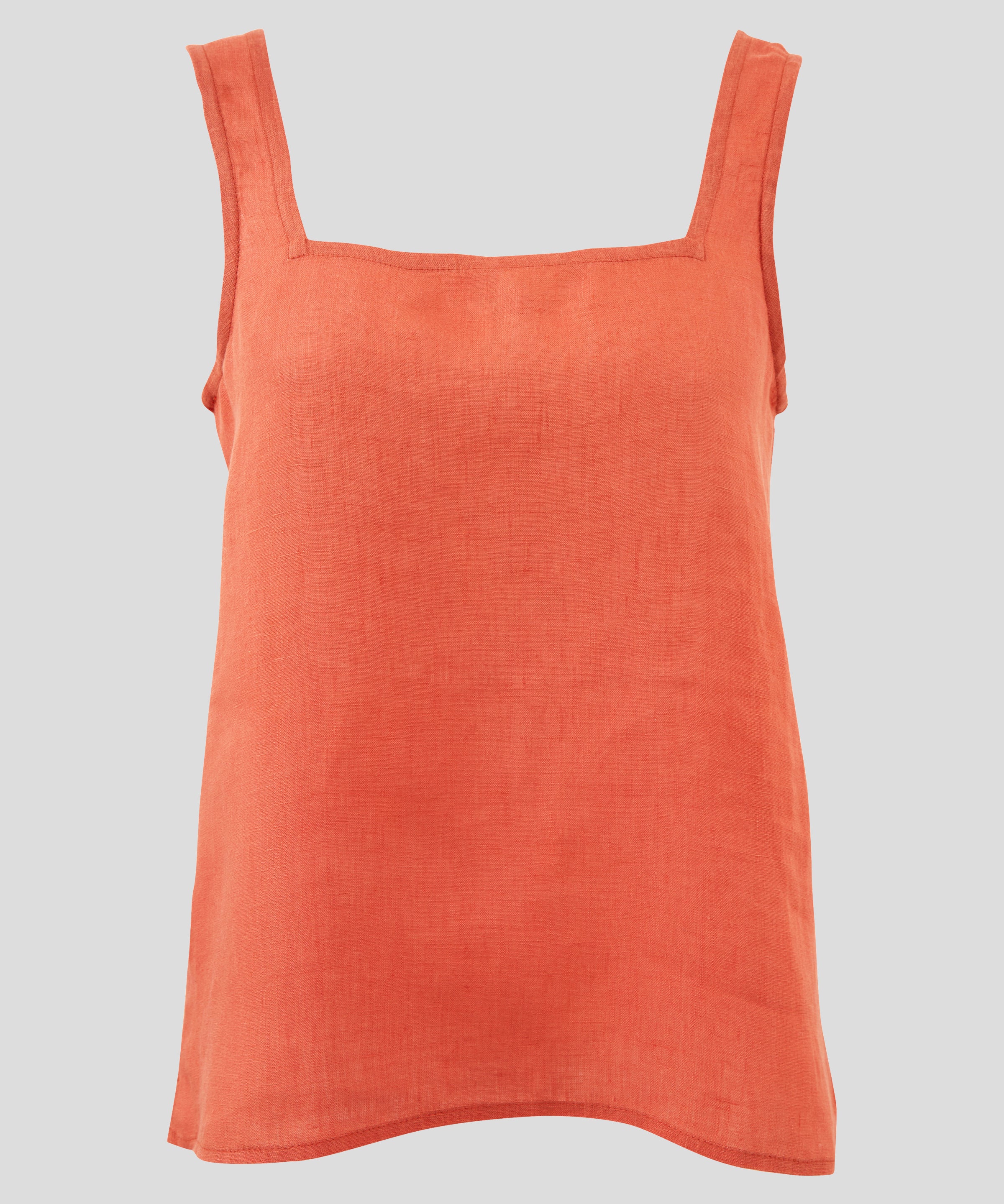 Amalfi Linen Singlet Top | Sunset-2