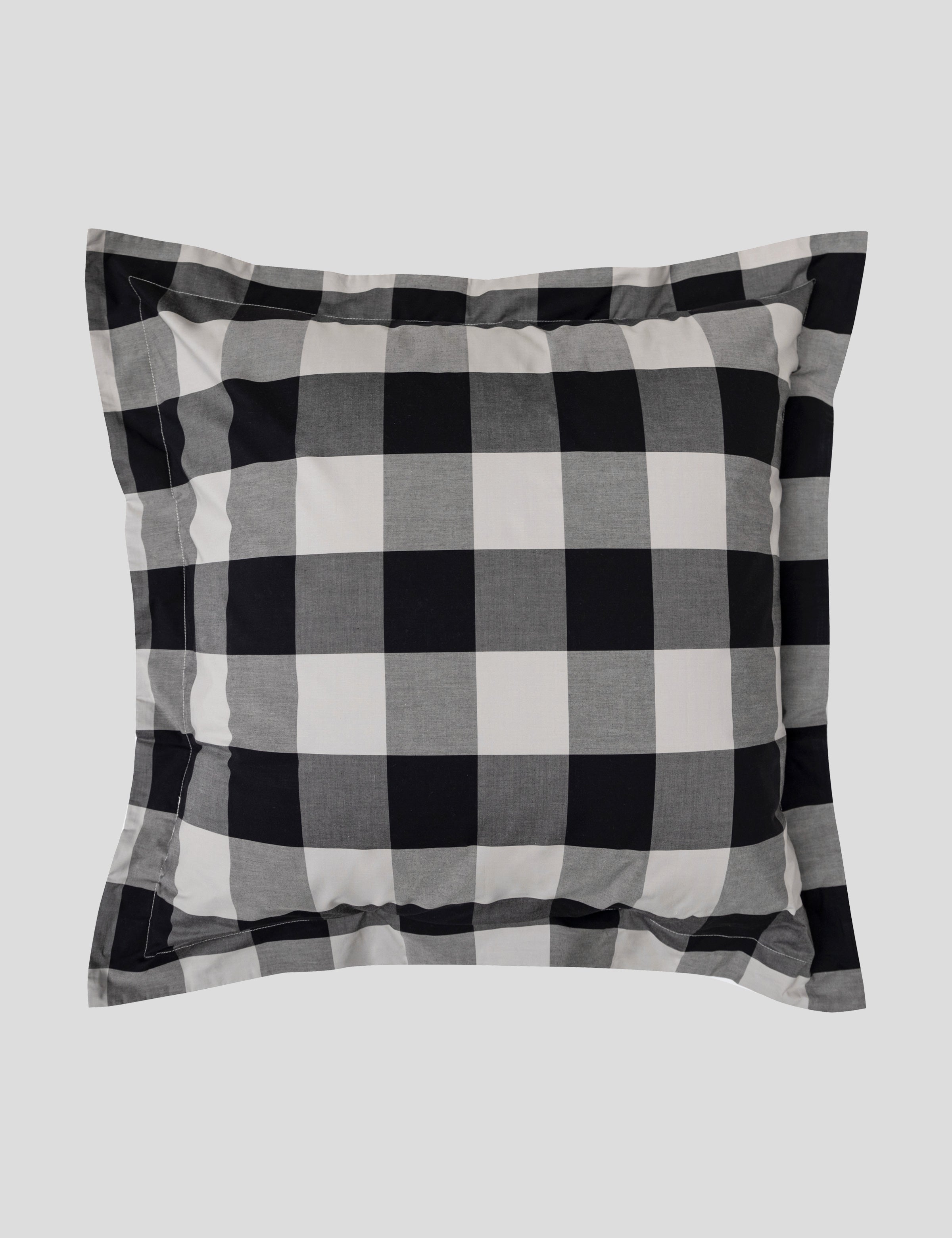 Anawhata European Pillowcase | Black Natural-1