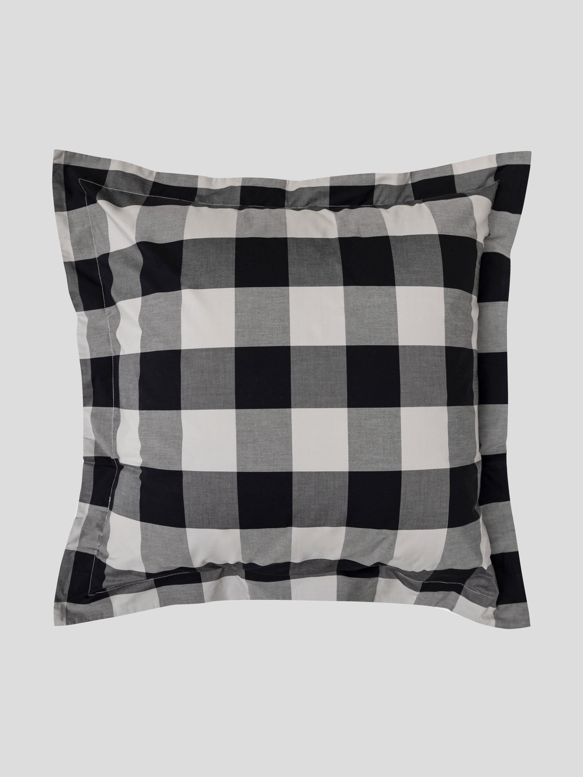 Anawhata European Pillowcase | Black Natural-1