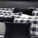 Anawhata European Pillowcase | Black Natural-2