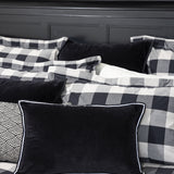 Anawhata European Pillowcase | Black Natural-2