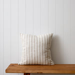 Anderson Square Cushion Cover | Natural Stripe-1