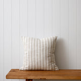 Anderson Square Cushion Cover | Natural Stripe-1