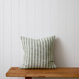Anderson Square Cushion Cover | Olive Stripe-1