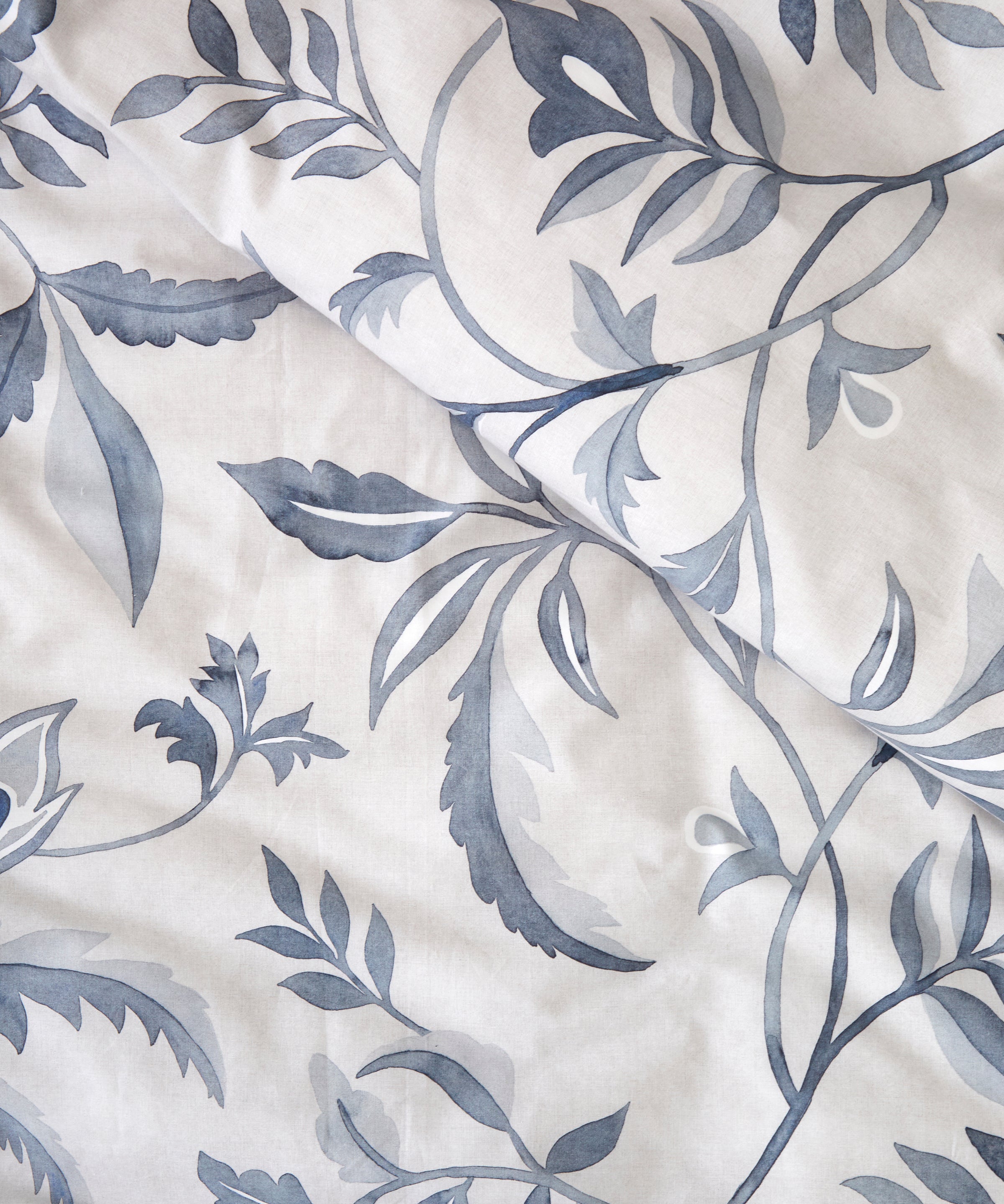 Antoinette Duvet Cover Set | Blue Leaf-4