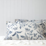 Antoinette Lodge Pillowcase Set | Blue Leaf-1