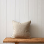 Antoinette Square Cushion Cover | Blue Leaf-3