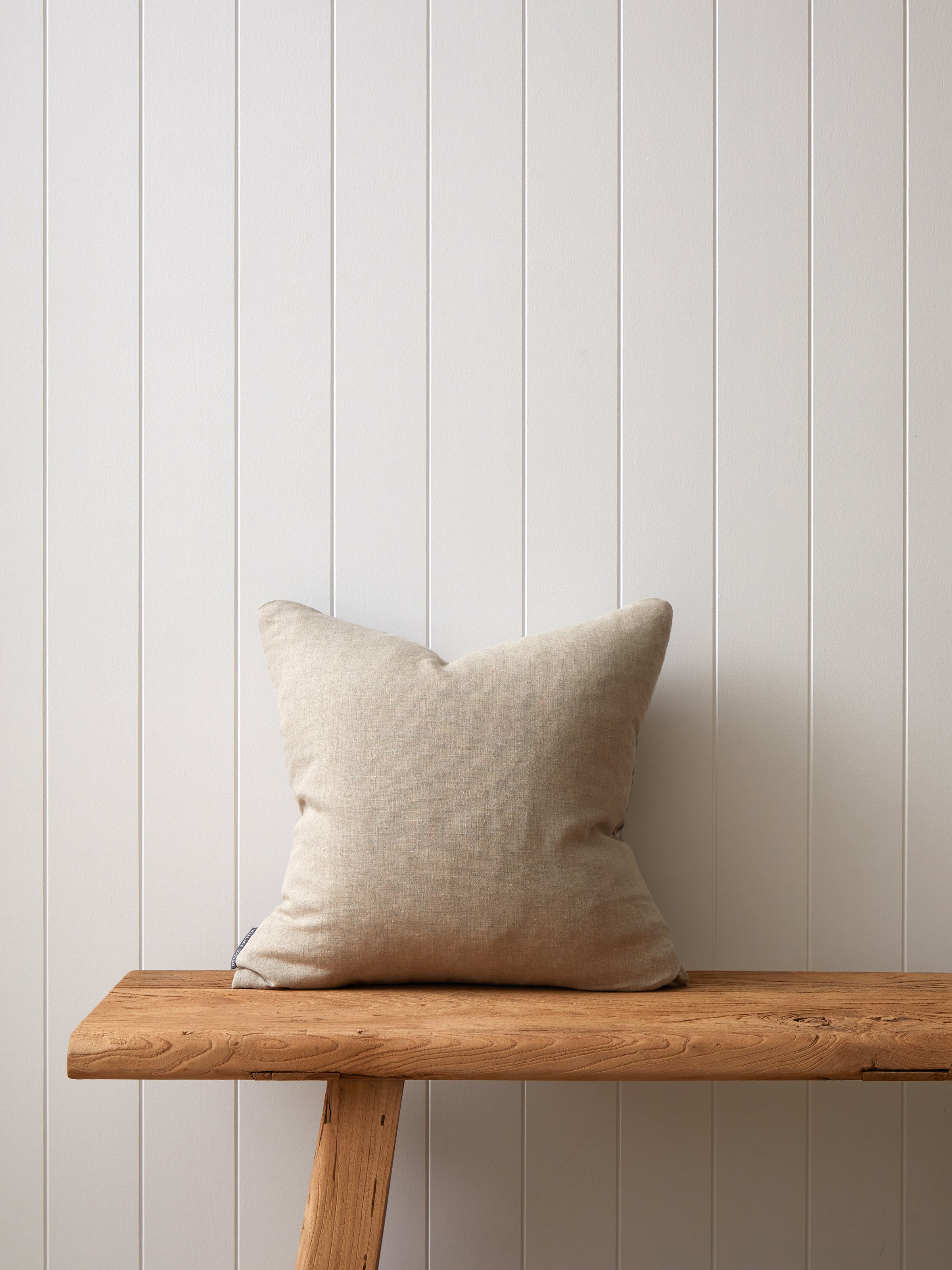 Antoinette Square Cushion Cover | Blue Leaf-3