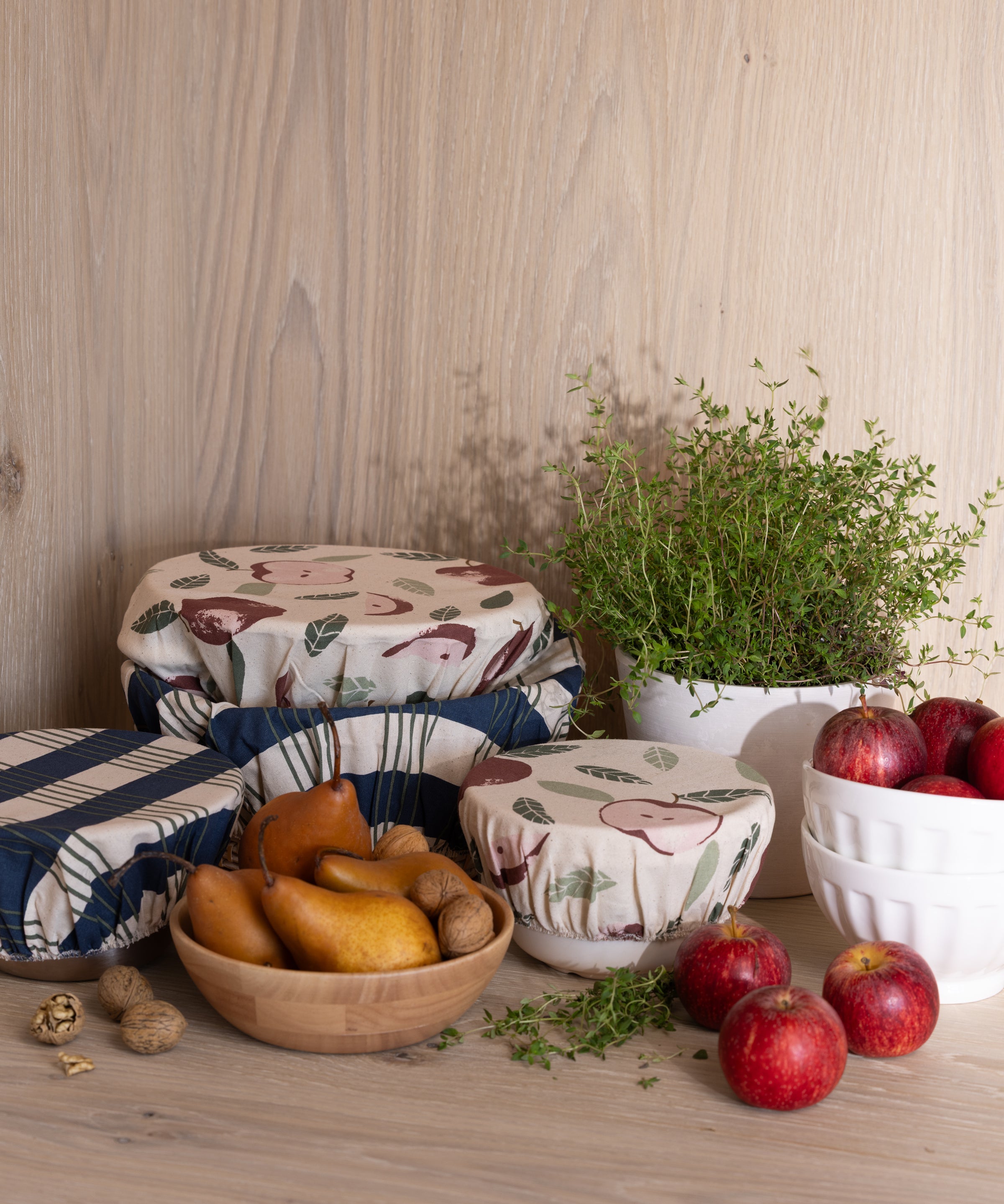 Apple Grove Dish Cover Set of 4 | Multi-2