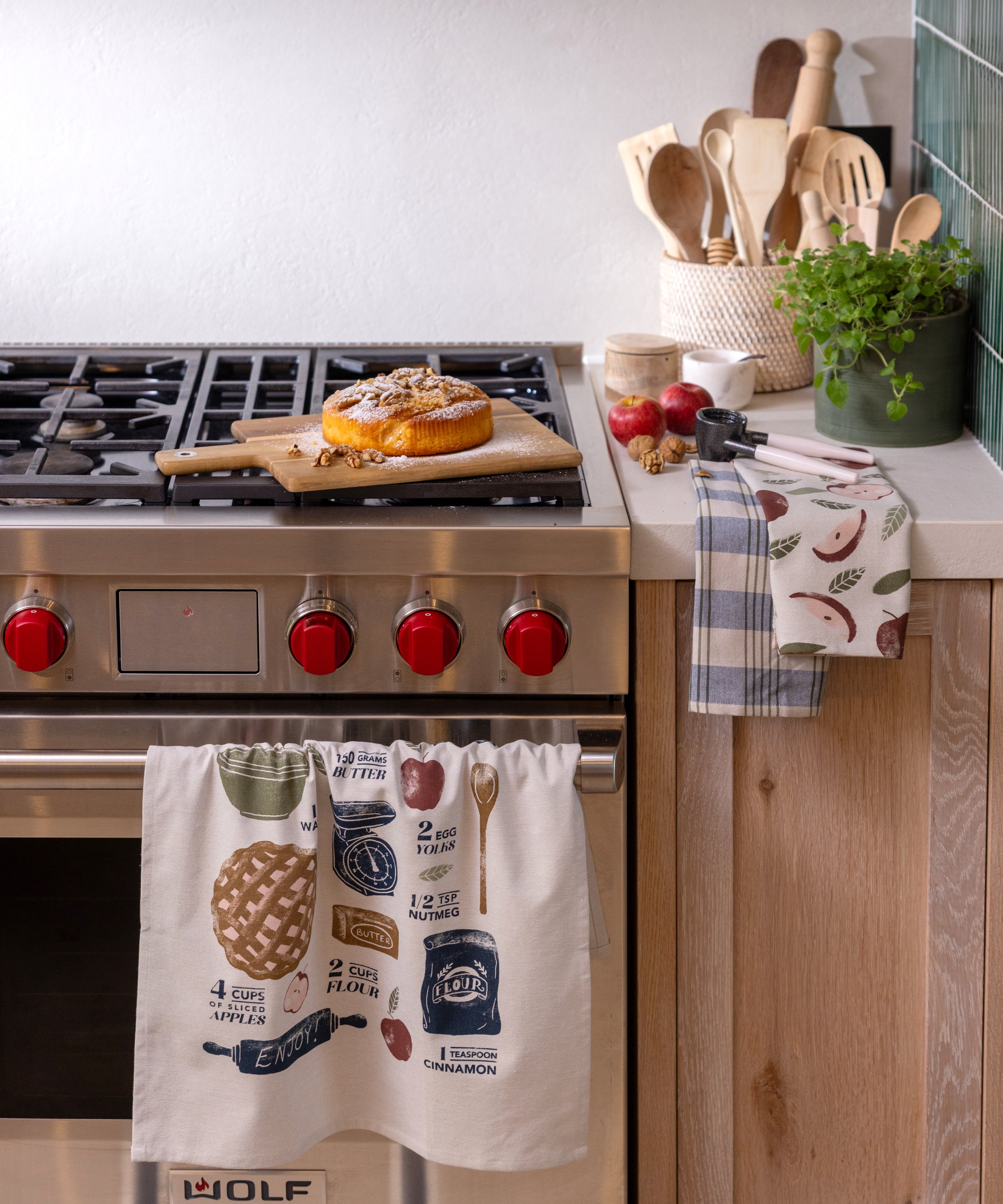 Apple Grove Tea Towel Set 3 | Multi-2