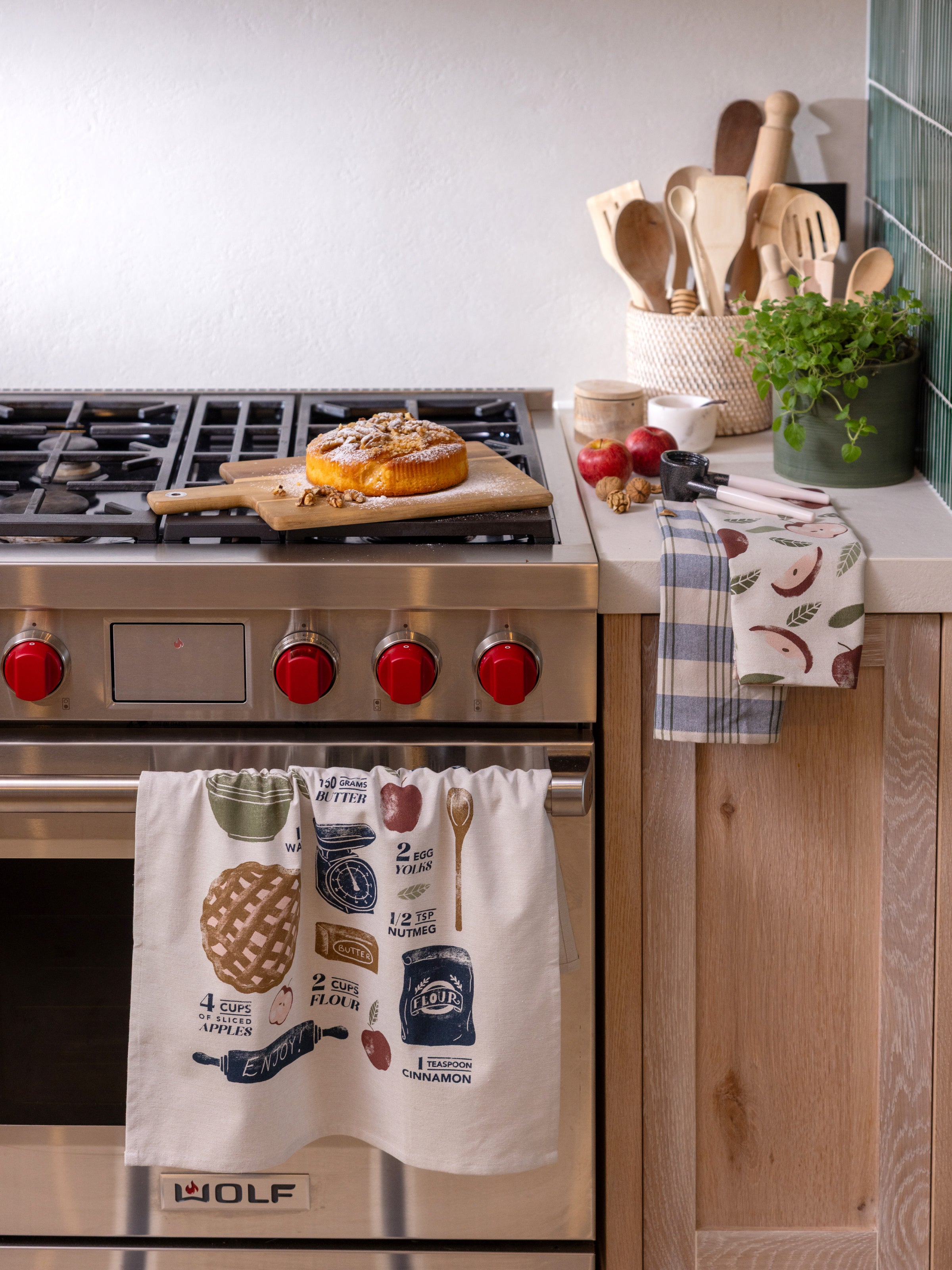 Apple Grove Tea Towel Set 3 | Multi-2