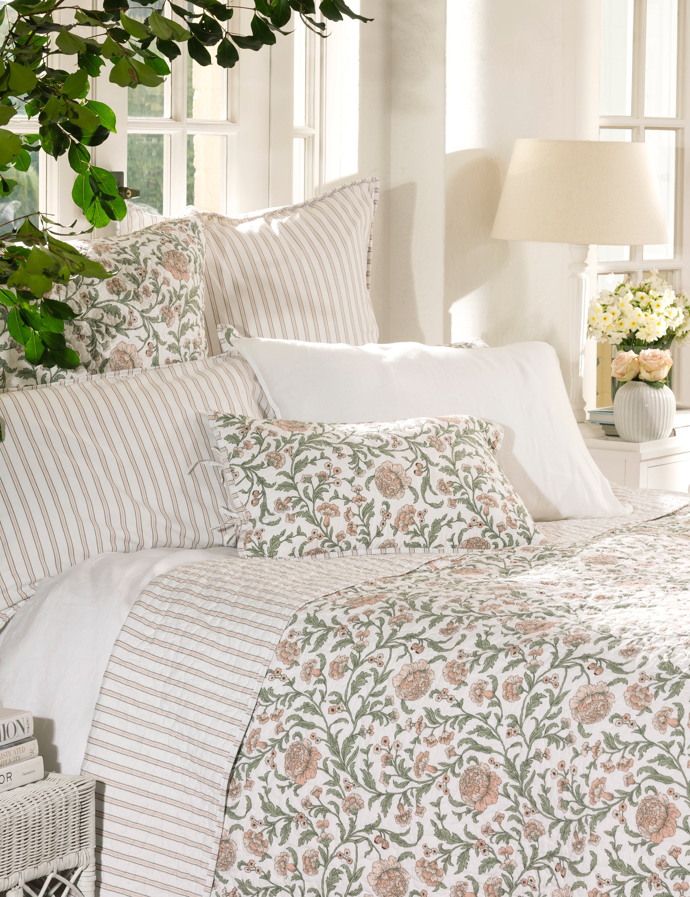 Arabella European Pillowcase | Floral-2