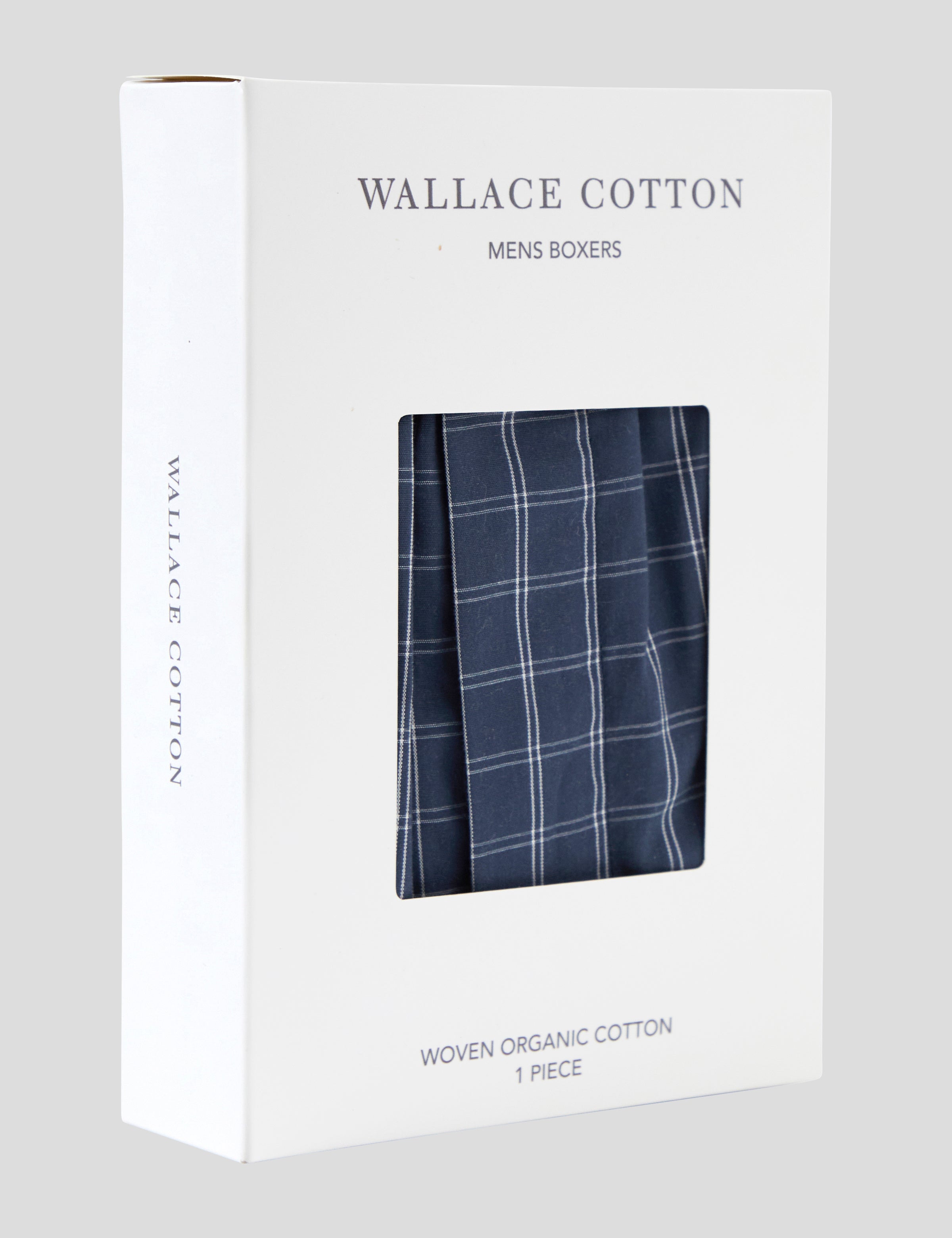 Archer Mens Boxer Shorts | Blue Check-3