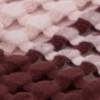 Arlo Waffle Blanket in Merlot / Pink
