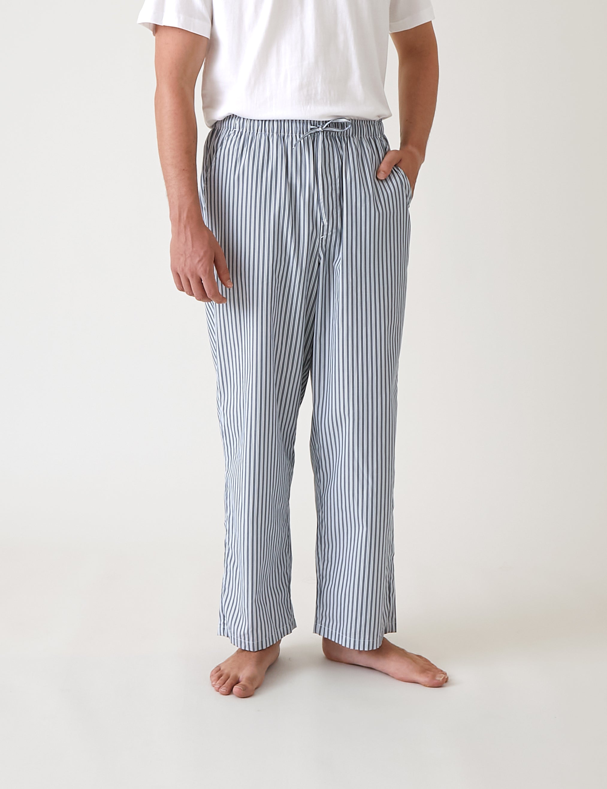 Ashtons Men's PJ Pants | Blue Stripe-1