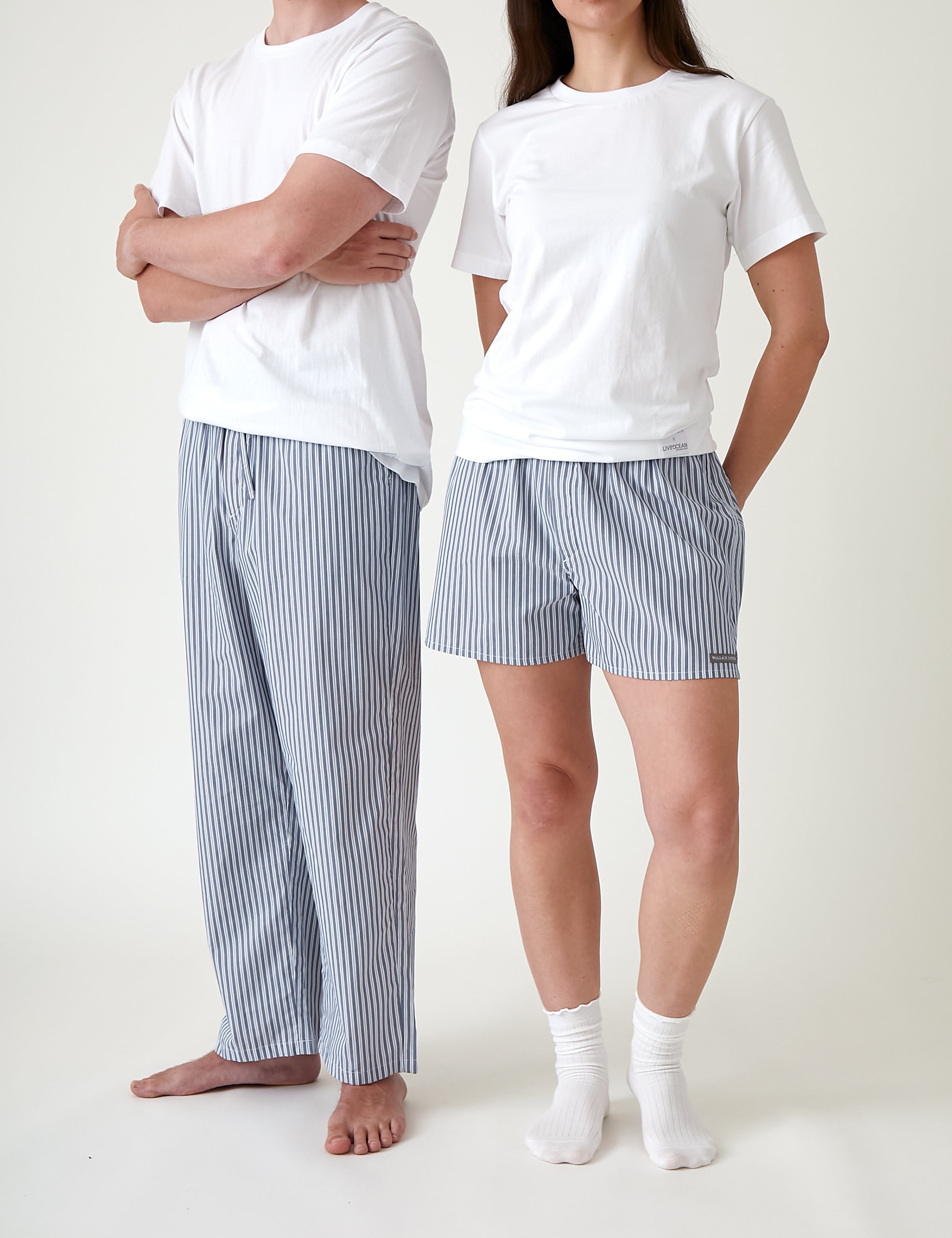 Ashtons Men's PJ Pants | Blue Stripe-3